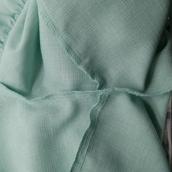Alfred Dunner SZ 10 Pants Slacks Seafoam Green Pull On Flat Front Granny Core - Picture 8 of 8